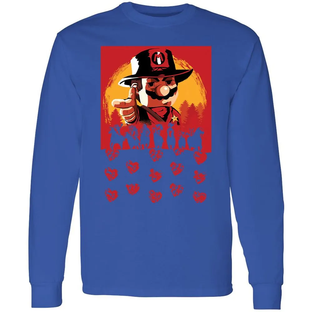 Long Sleeve T-Shirt - GF49FUM4 - Royal - 8