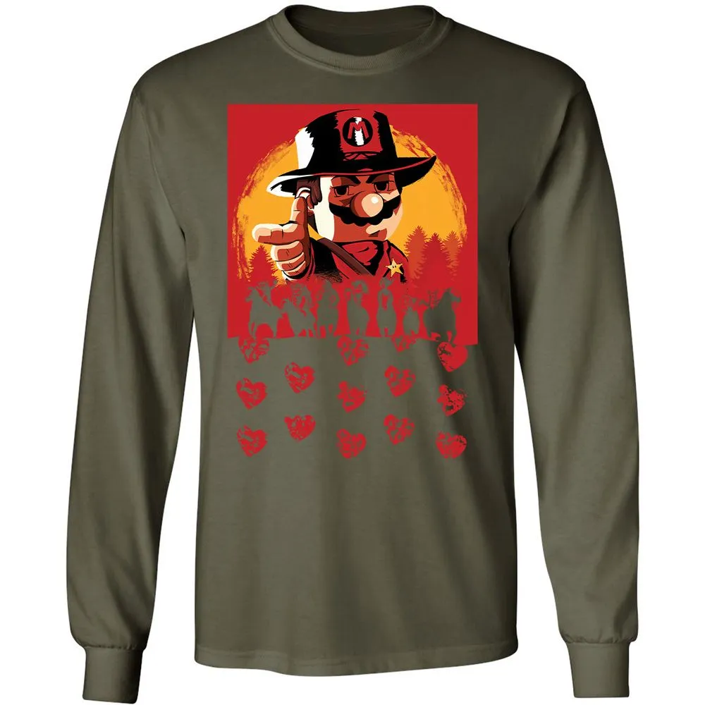 Long Sleeve T-Shirt - GF49FUM4 - Military Green - 16