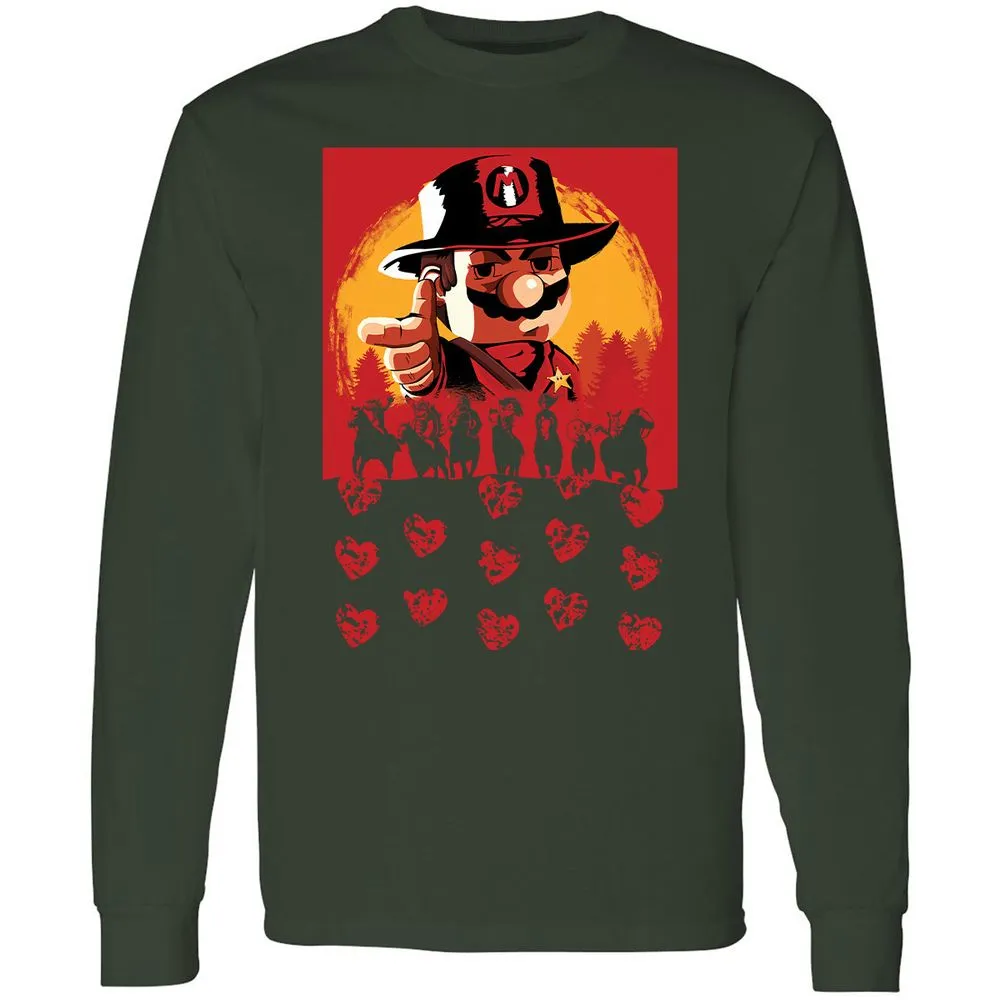 Long Sleeve T-Shirt - GF49FUM4 - Forest Green - 4