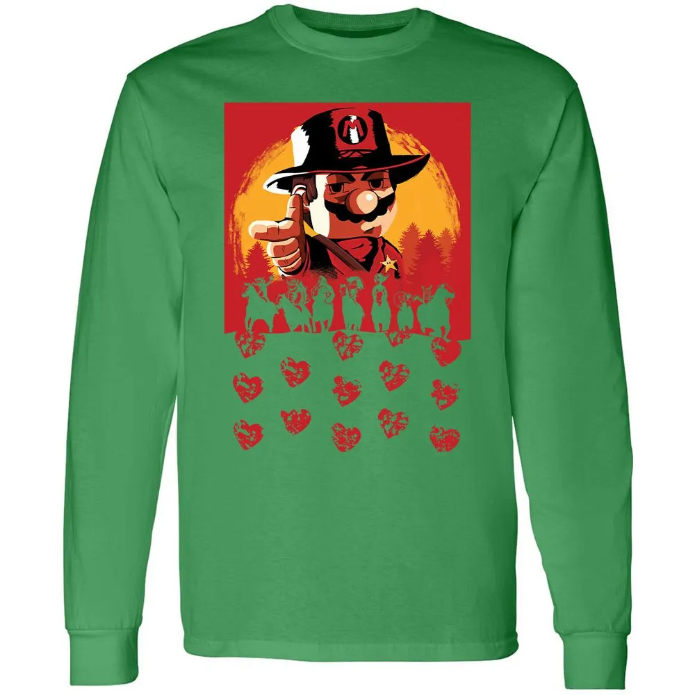 Long Sleeve T-Shirt - GF49FUM4 - Irish Green - 10