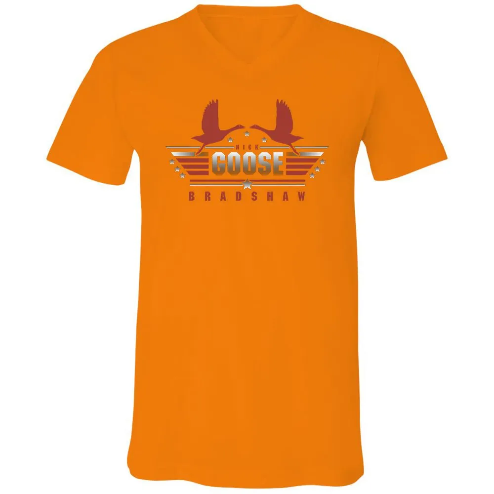 Unisex V-Neck T-Shirt - P6P64REX - Orange - 11