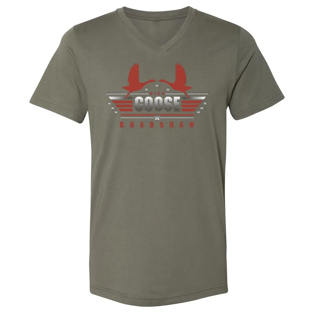 Unisex V-Neck T-Shirt - P6P64REX - Military Green - 10