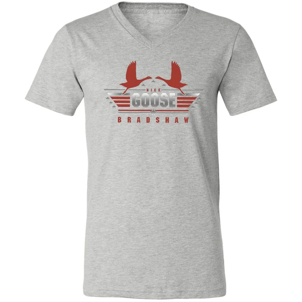 Unisex V-Neck T-Shirt - P6P64REX - Athletic Heather - 7
