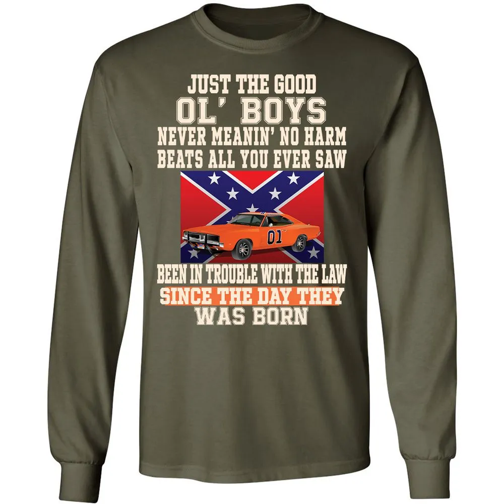 Long Sleeve T-Shirt - CTJQDAXR - Military Green - 16