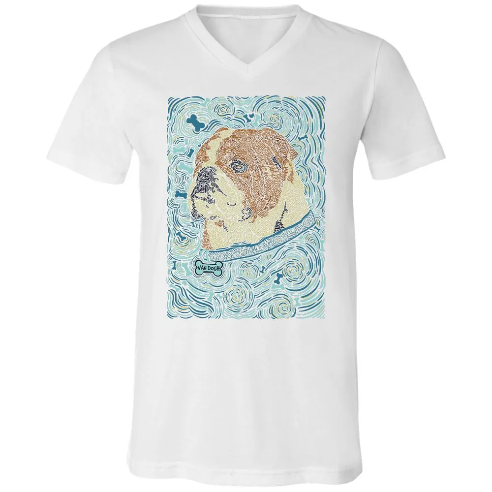Unisex V-Neck T-Shirt - 3J139PBC - White - 5