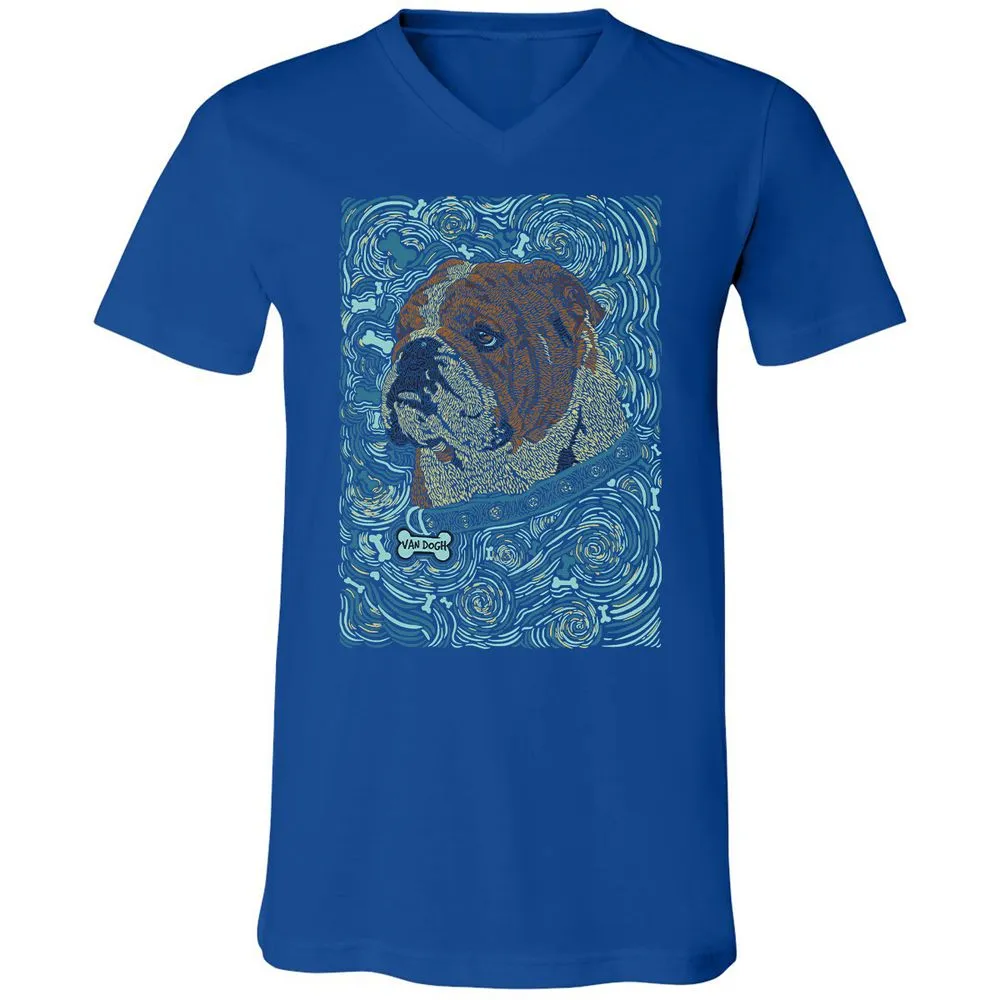 Unisex V-Neck T-Shirt - 3J139PBC - True Royal - 4
