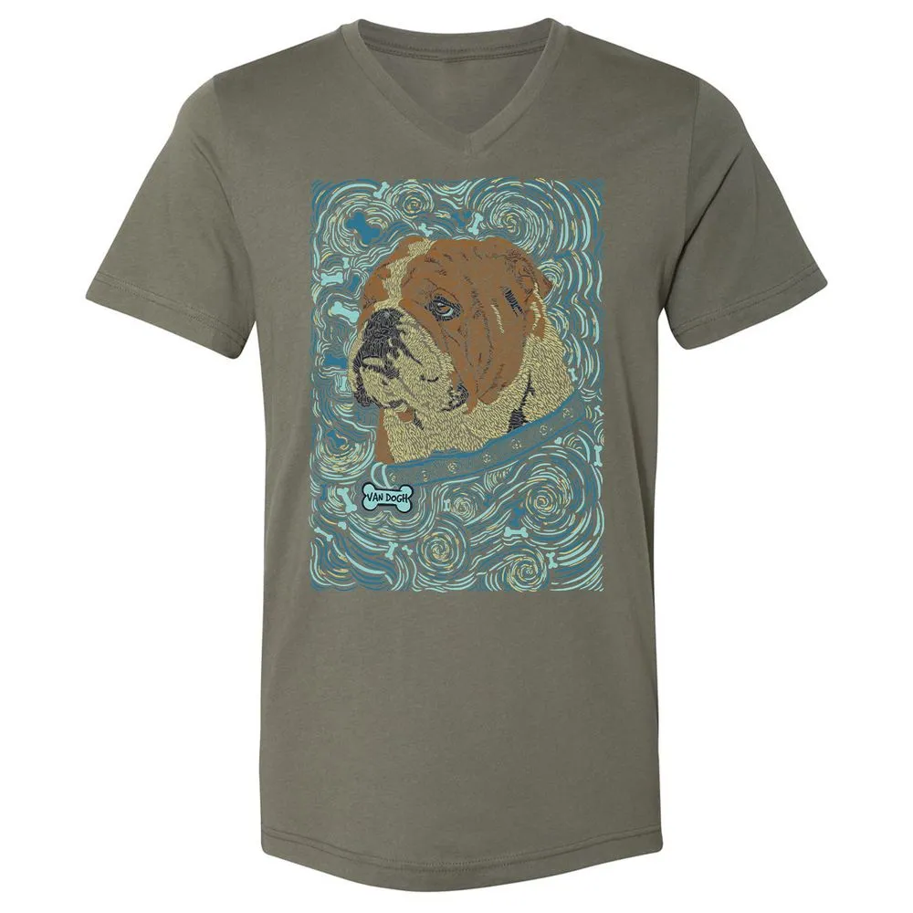 Unisex V-Neck T-Shirt - 3J139PBC - Military Green - 10