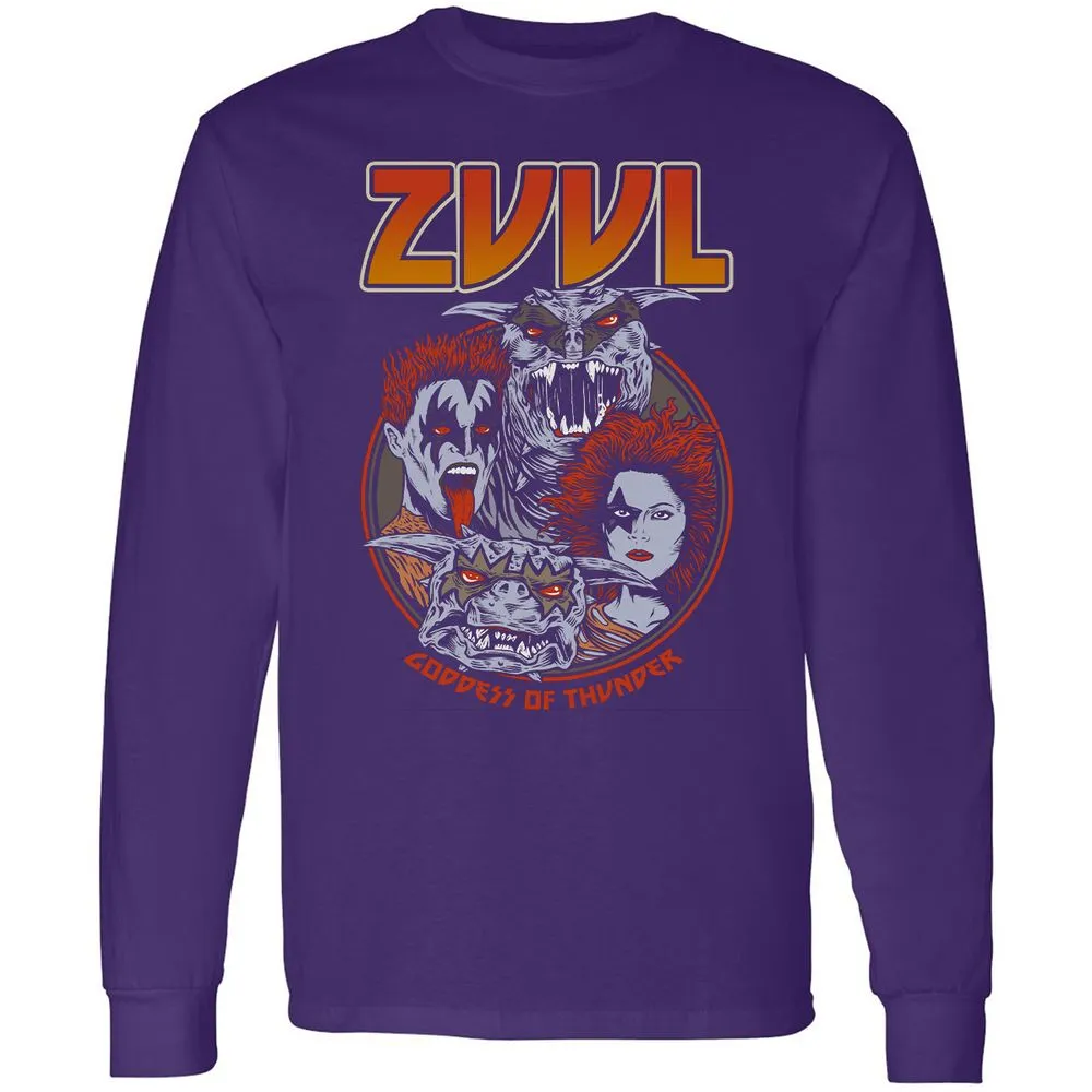 Long Sleeve T-Shirt - YES7ZBEQ - Purple - 13