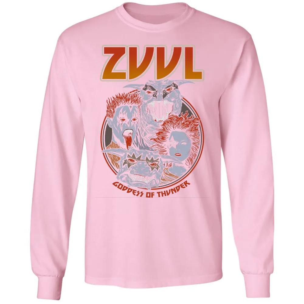 Long Sleeve T-Shirt - YES7ZBEQ - Light Pink - 3