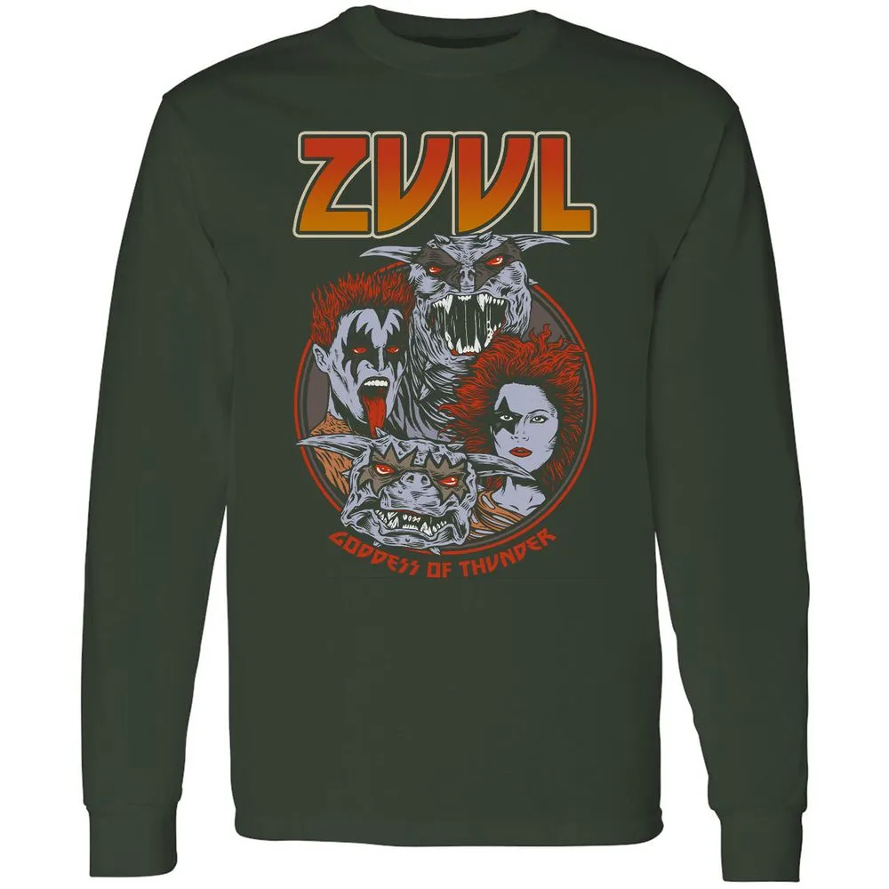 Long Sleeve T-Shirt - YES7ZBEQ - Forest Green - 4