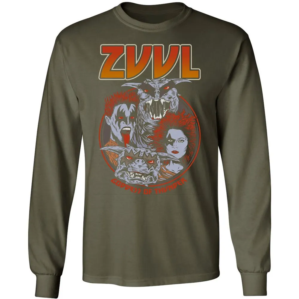 Long Sleeve T-Shirt - YES7ZBEQ - Military Green - 16