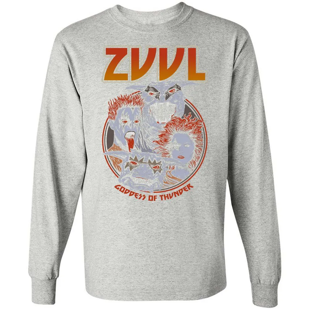 Long Sleeve T-Shirt - YES7ZBEQ - Ash - 7