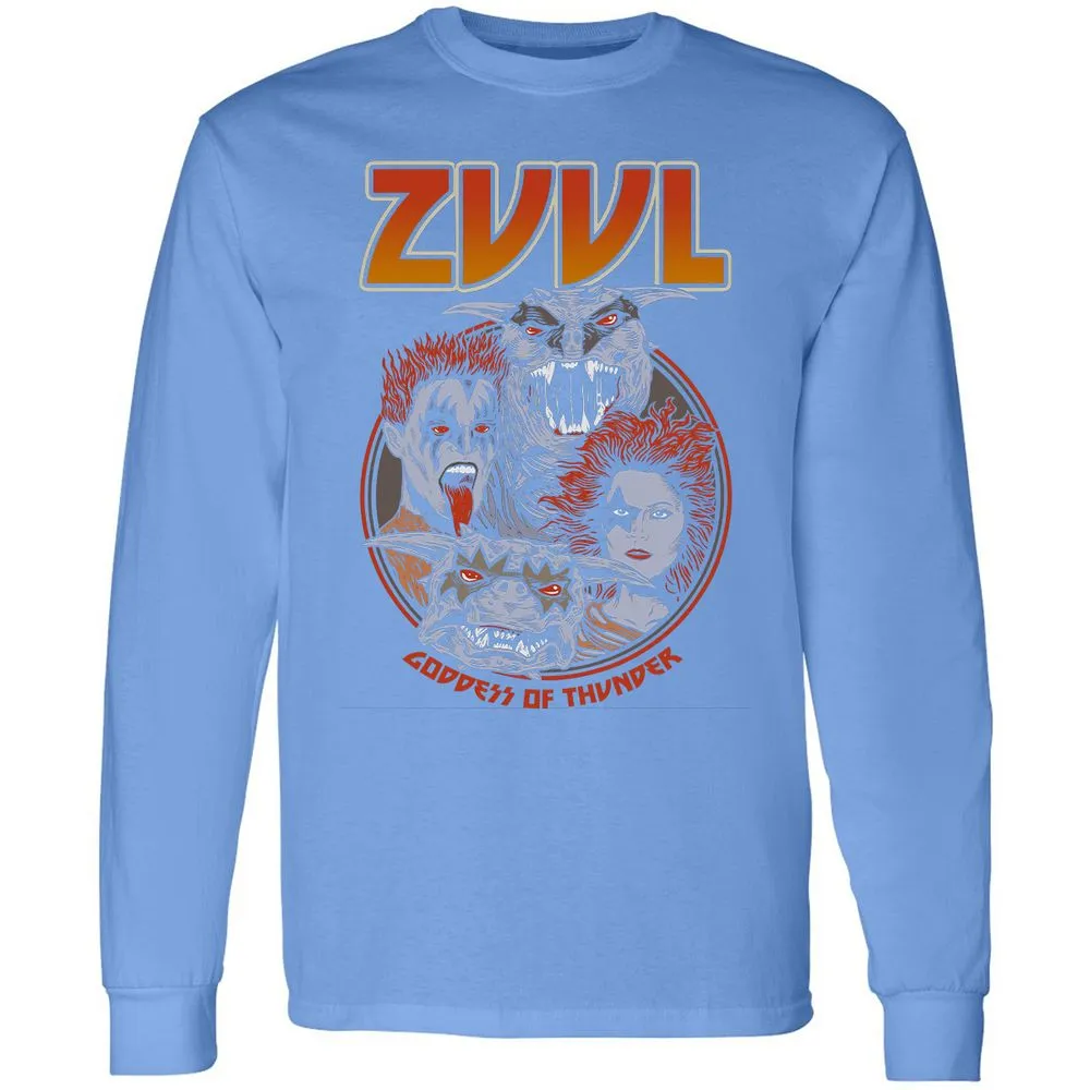 Long Sleeve T-Shirt - YES7ZBEQ - Carolina Blue - 12