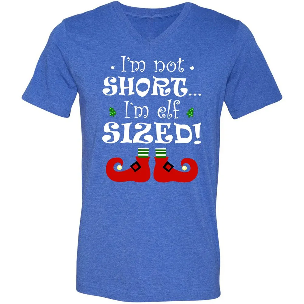 Unisex V-Neck T-Shirt - 285YPQSE - Heather True Royal - 14