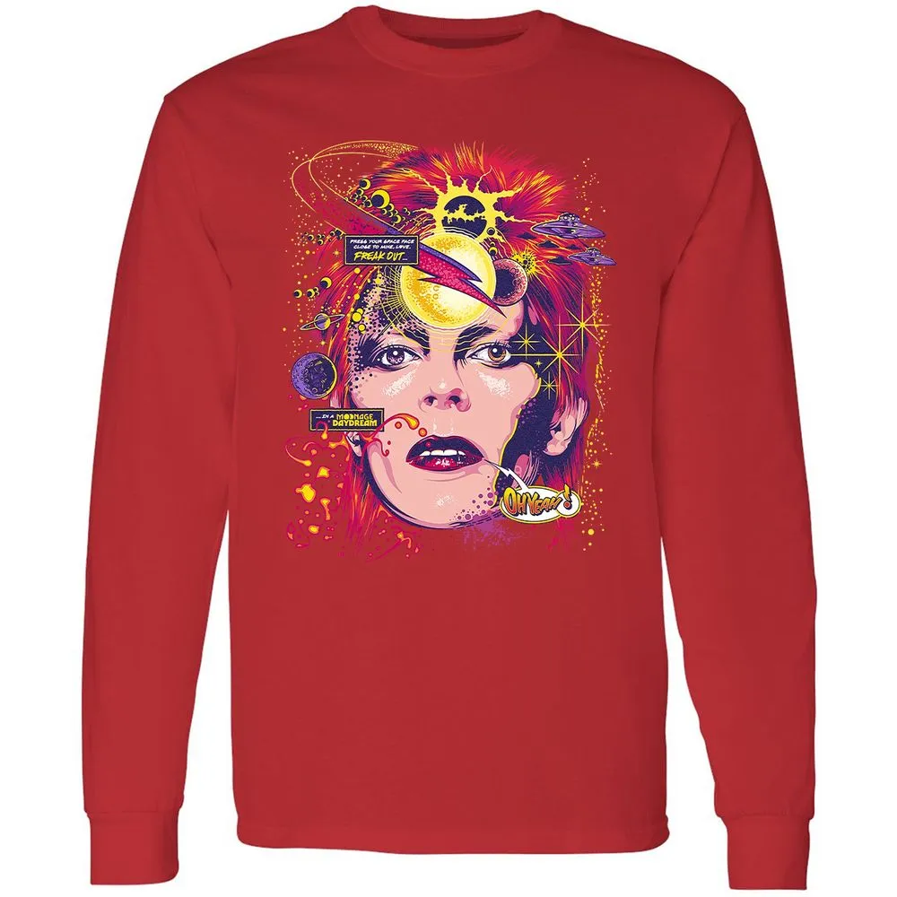 Long Sleeve T-Shirt - 677LA6ZU - Red - 14