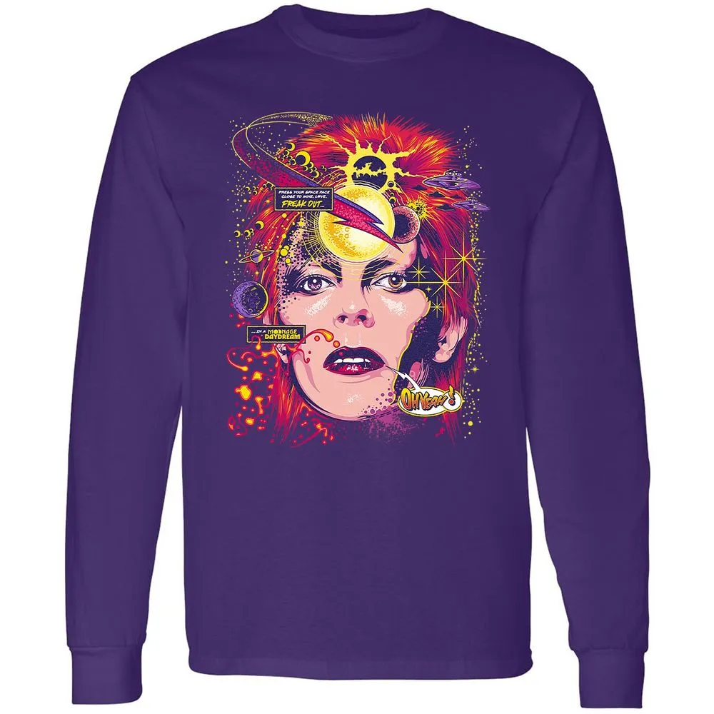 Long Sleeve T-Shirt - 677LA6ZU - Purple - 13