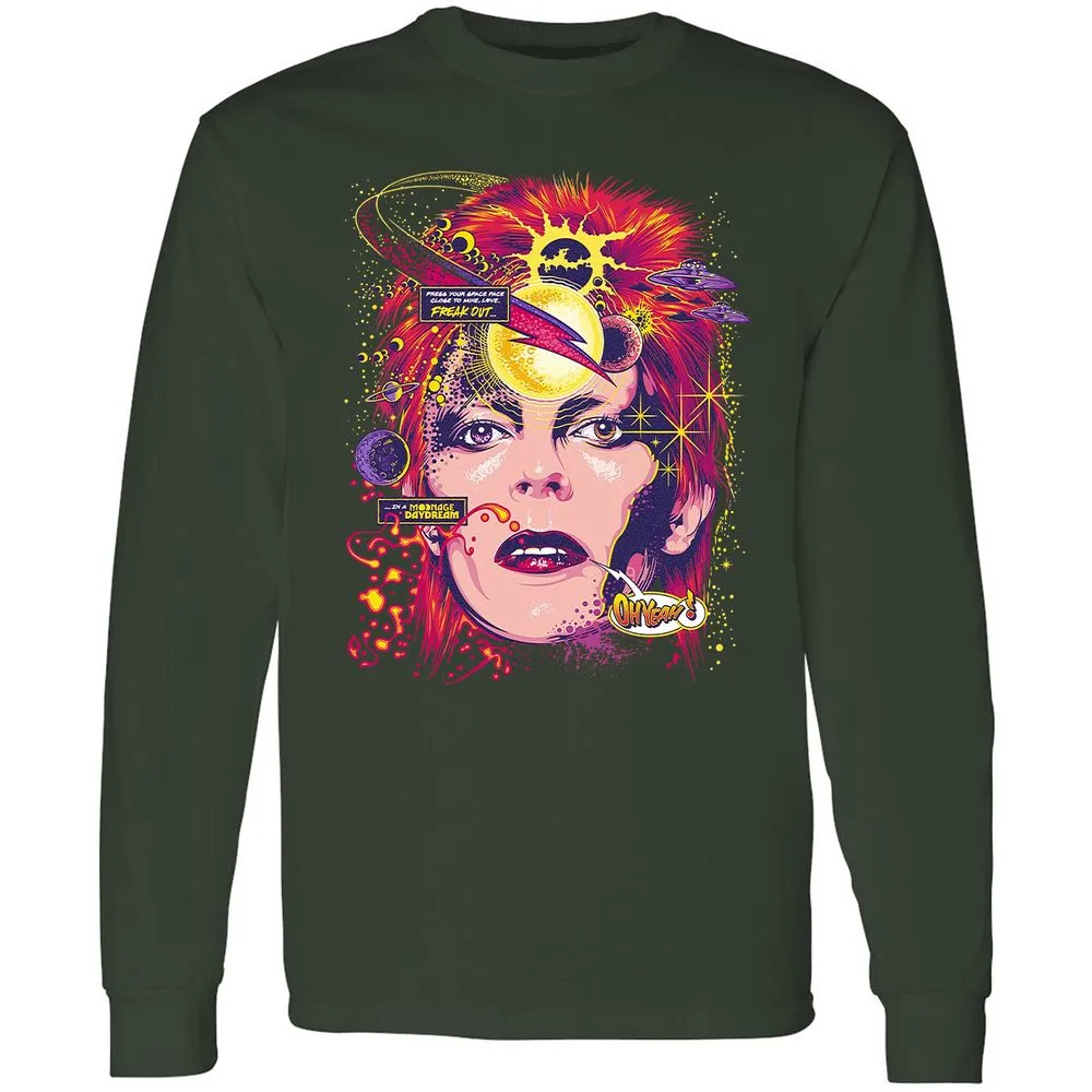 Long Sleeve T-Shirt - 677LA6ZU - Forest Green - 4