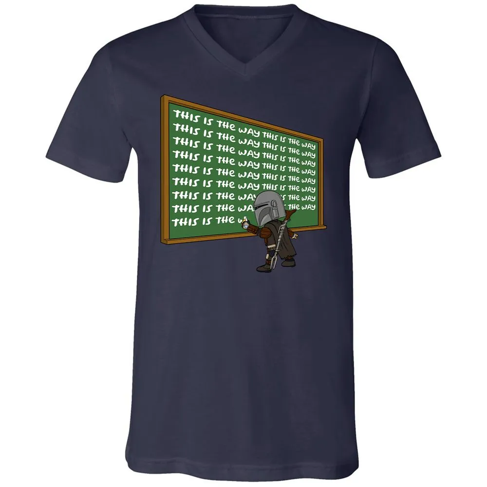 Unisex V-Neck T-Shirt - AF1T3NRA - Navy - 2