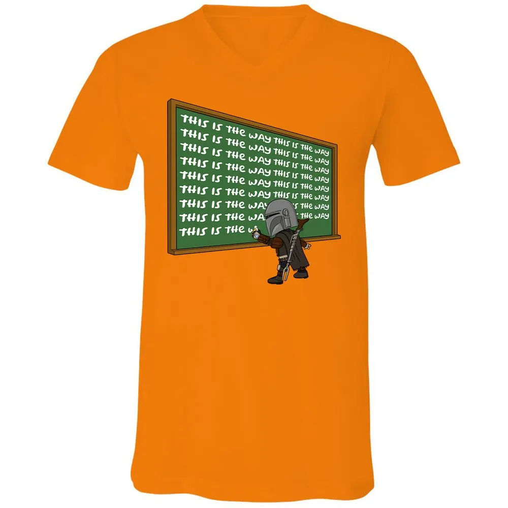 Unisex V-Neck T-Shirt - AF1T3NRA - Orange - 11