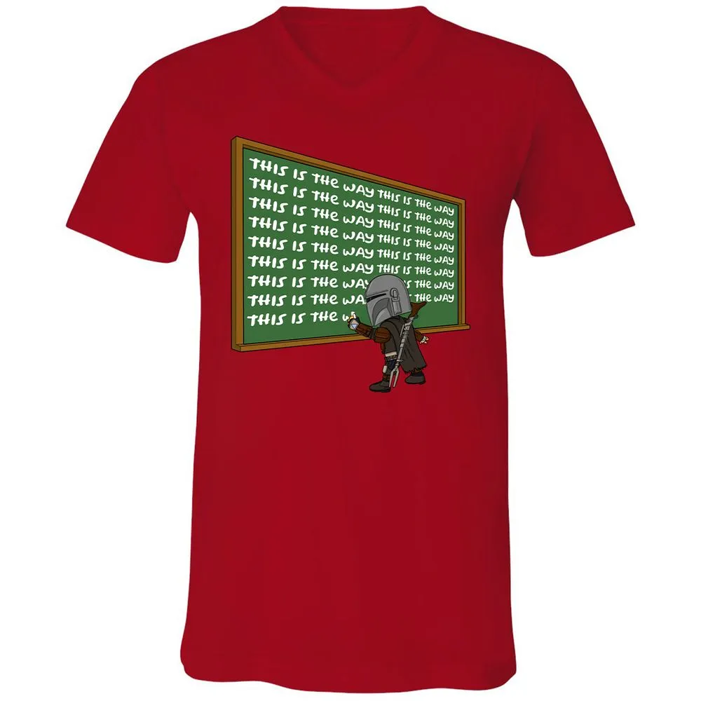 Unisex V-Neck T-Shirt - AF1T3NRA - Red - 3