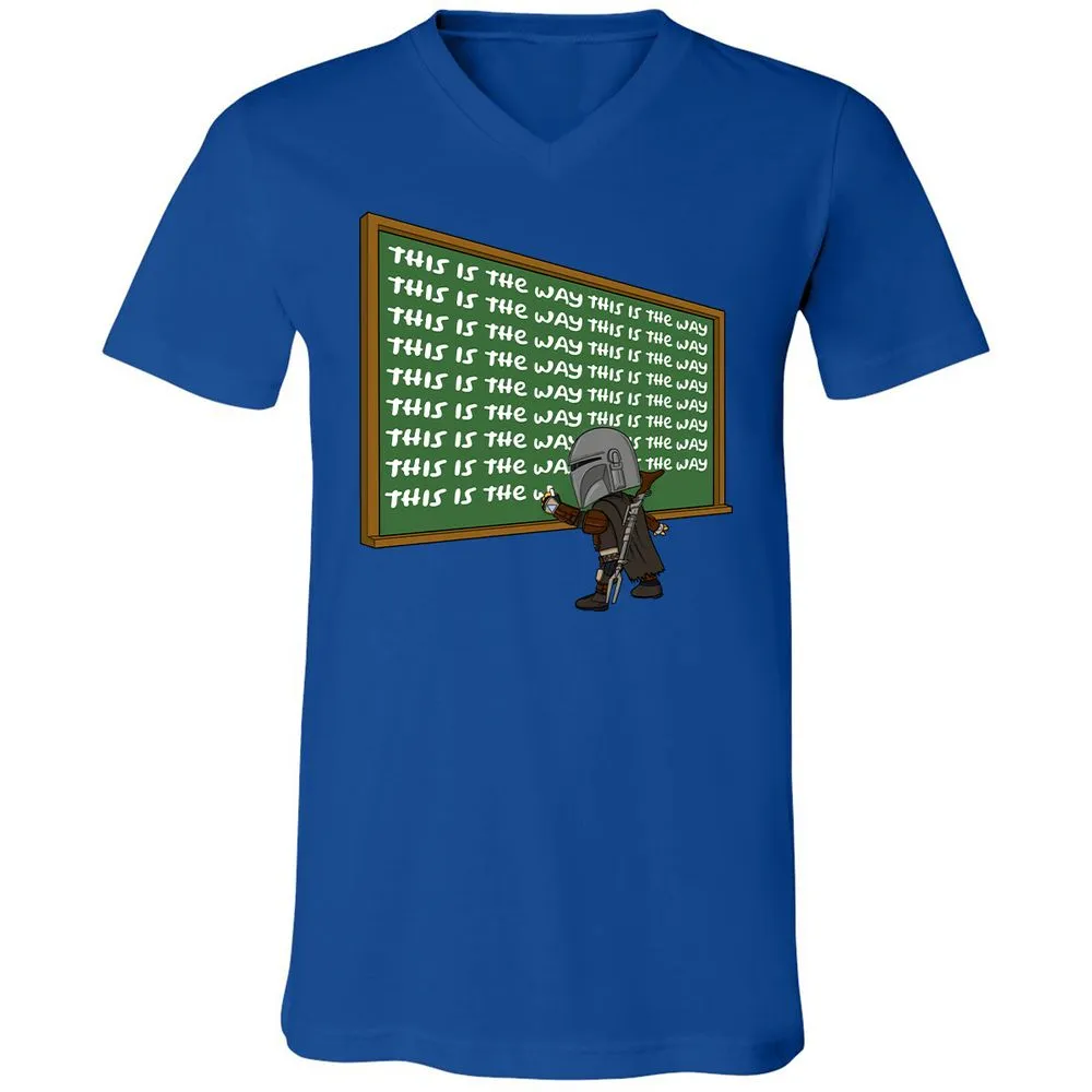 Unisex V-Neck T-Shirt - AF1T3NRA - True Royal - 4