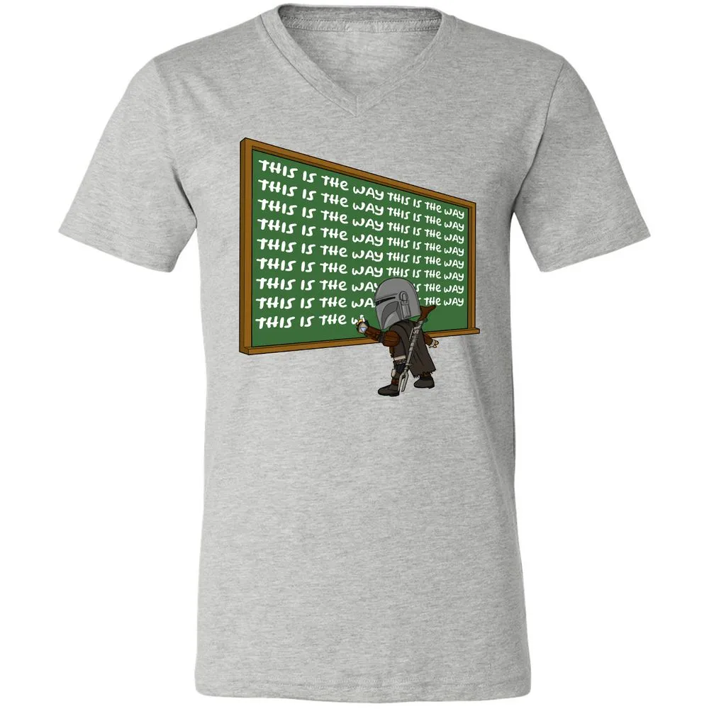 Unisex V-Neck T-Shirt - AF1T3NRA - Athletic Heather - 7