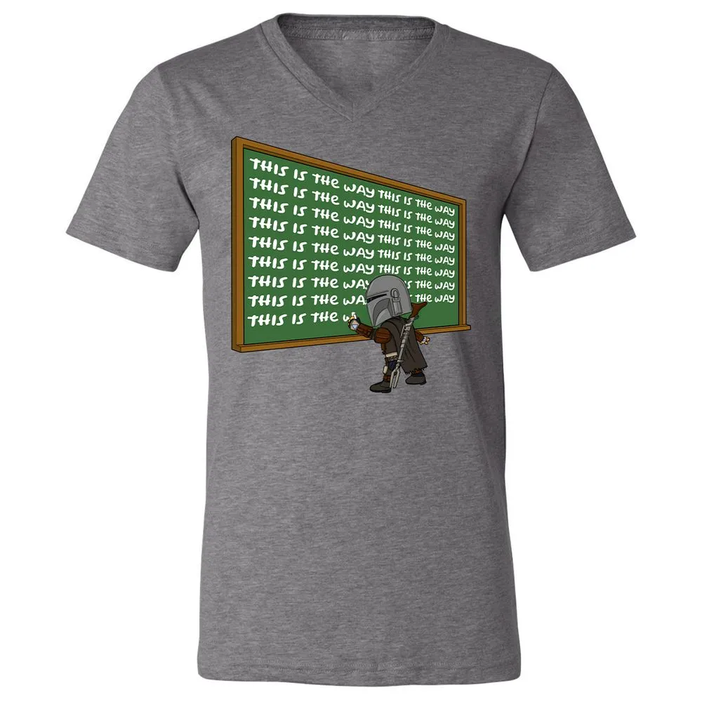 Unisex V-Neck T-Shirt - AF1T3NRA - Deep Heather - 13