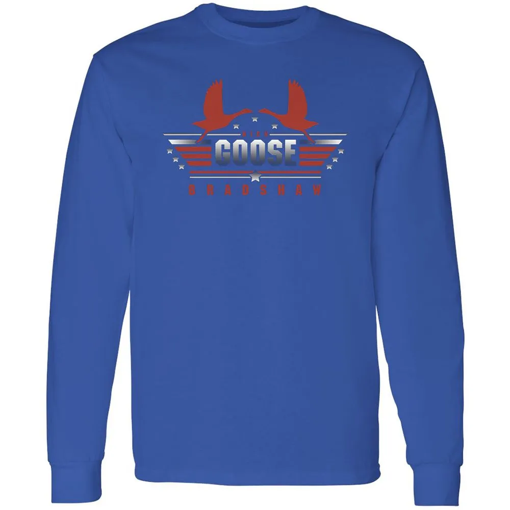 Long Sleeve T-Shirt - CRCXMXRD - Royal - 8