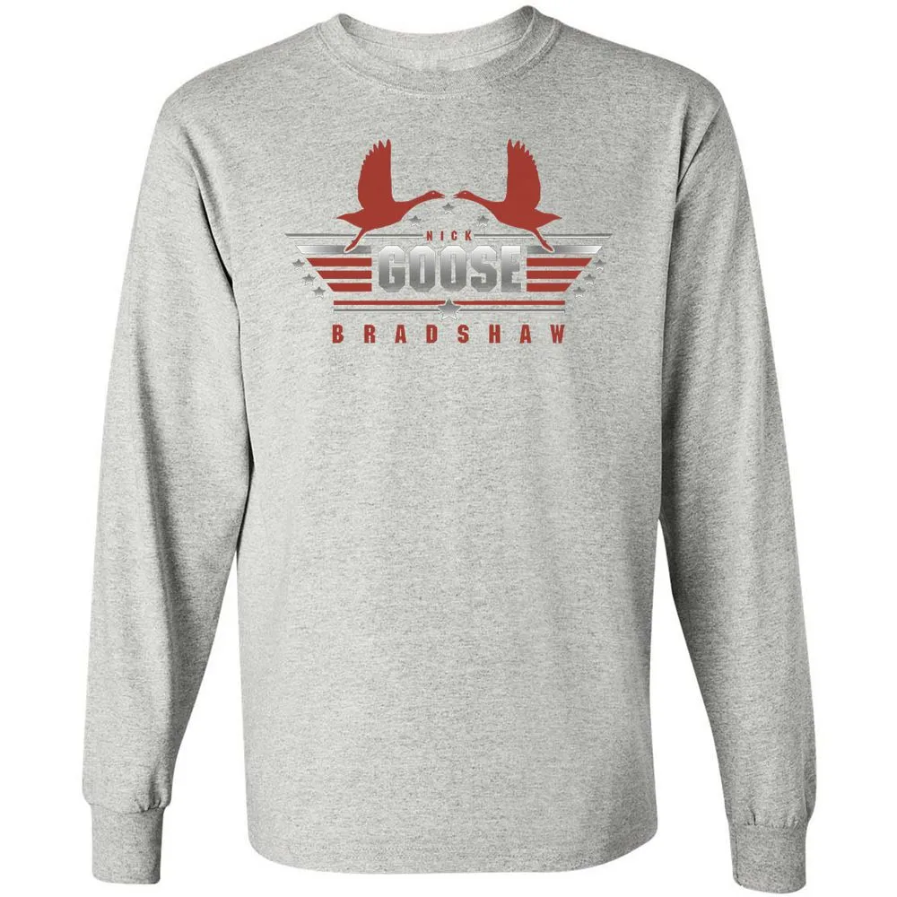 Long Sleeve T-Shirt - CRCXMXRD - Ash - 7