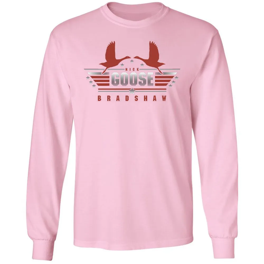 Long Sleeve T-Shirt - CRCXMXRD - Light Pink - 3