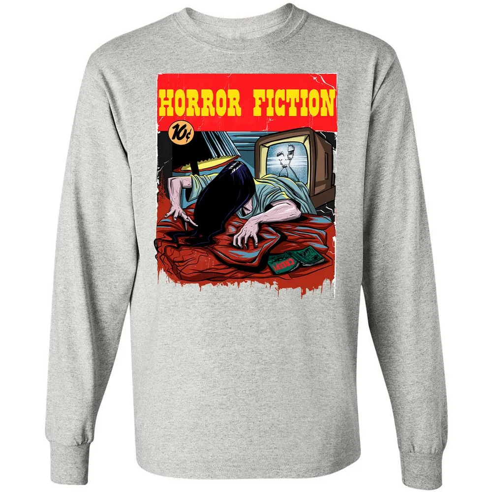 Long Sleeve T-Shirt - GQAF51KG - Ash - 7