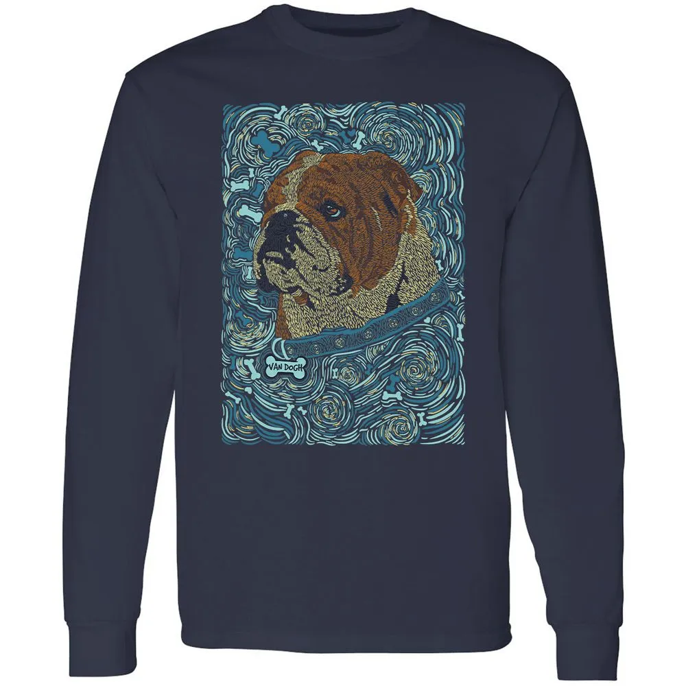 Long Sleeve T-Shirt - HQAHKS11 - Navy - 2