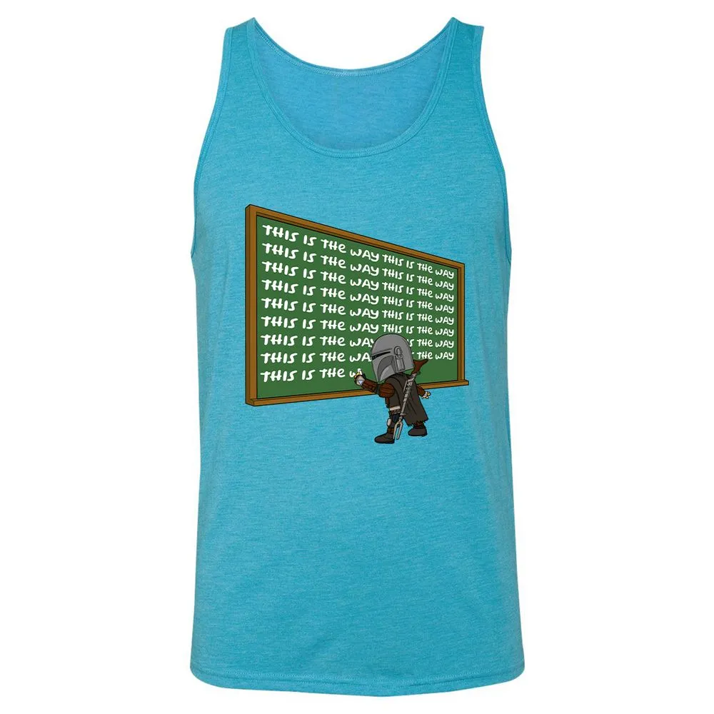 Unisex Jersey Tank - ASLK4LBB - Aqua Triblend - 3