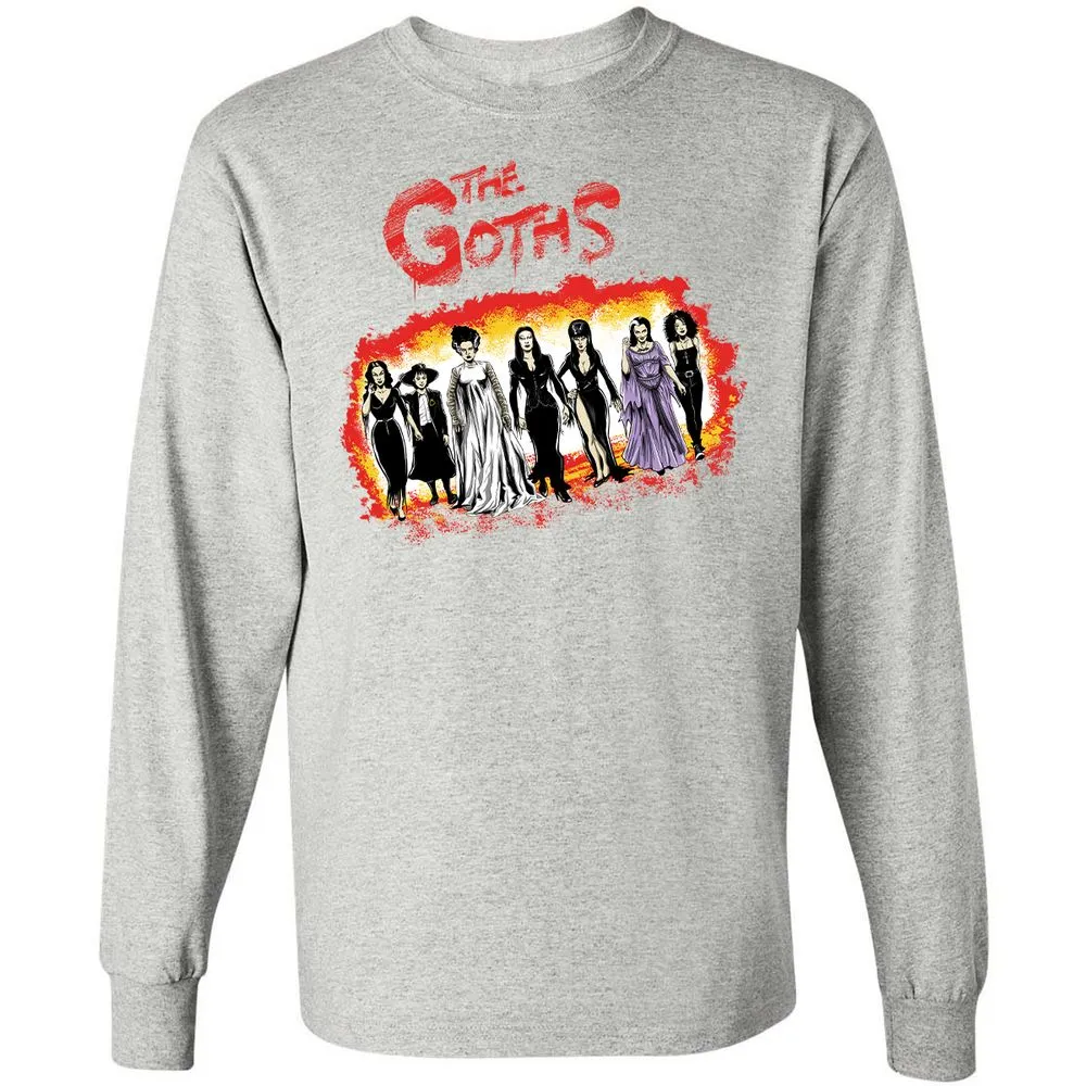 Long Sleeve T-Shirt - 96E5T8XY - Ash - 7