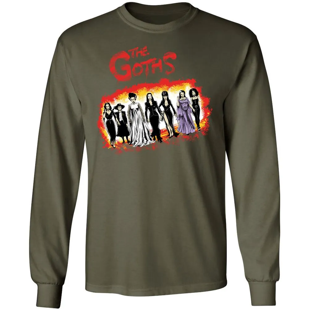Long Sleeve T-Shirt - 96E5T8XY - Military Green - 16