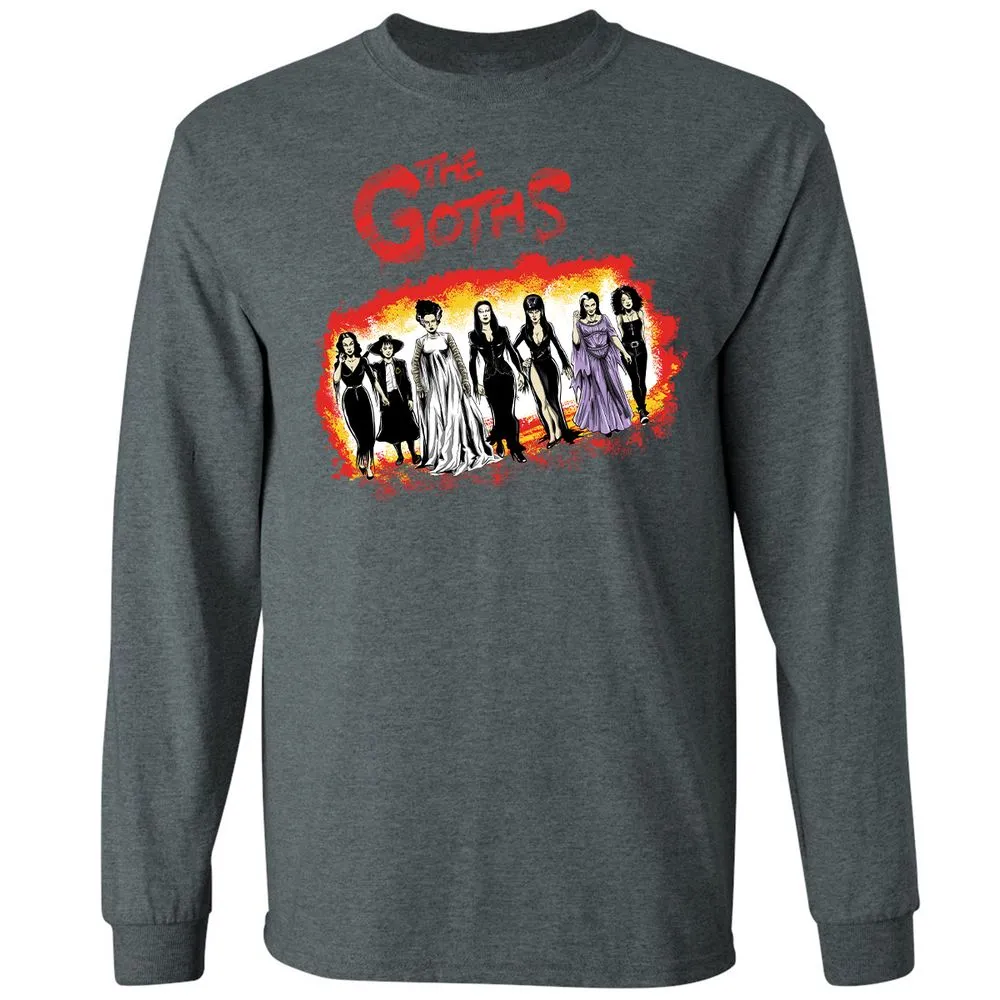 Long Sleeve T-Shirt - 96E5T8XY - Dark Heather - 15