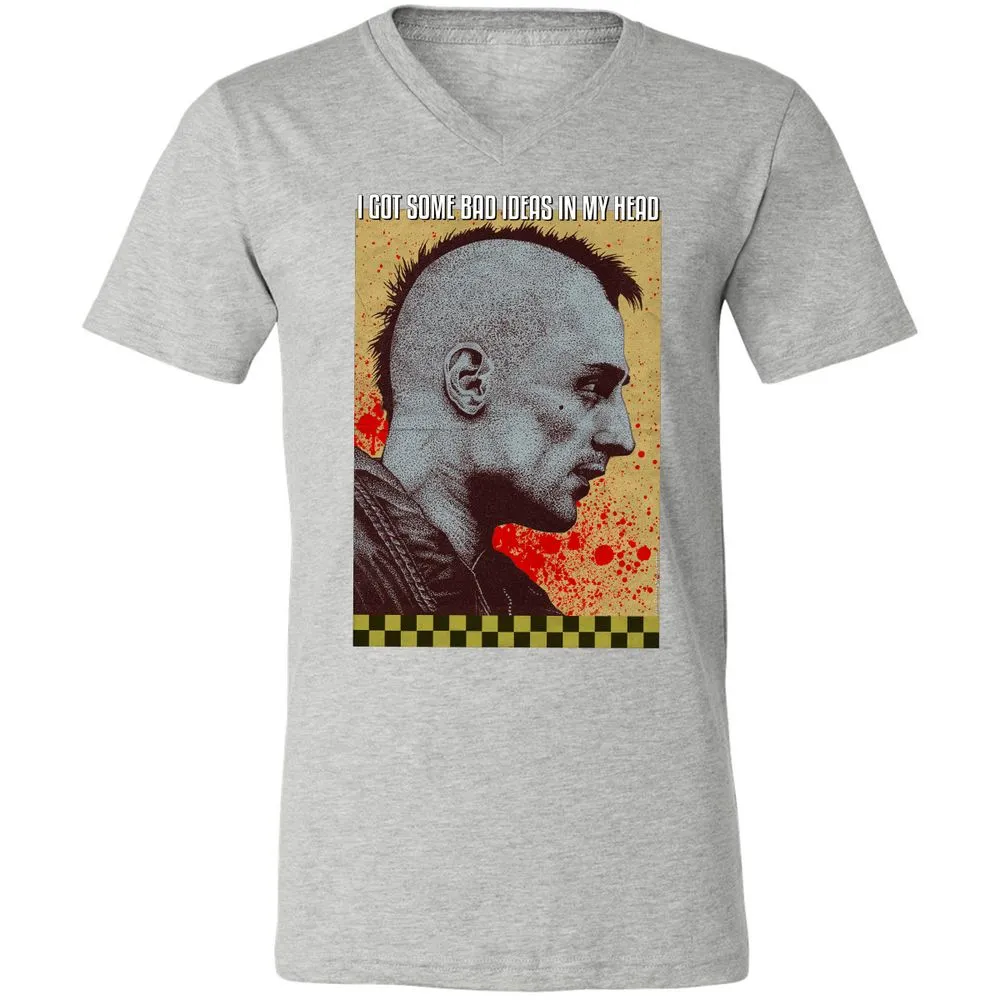 Unisex V-Neck T-Shirt - WHZK5HNE - Athletic Heather - 7