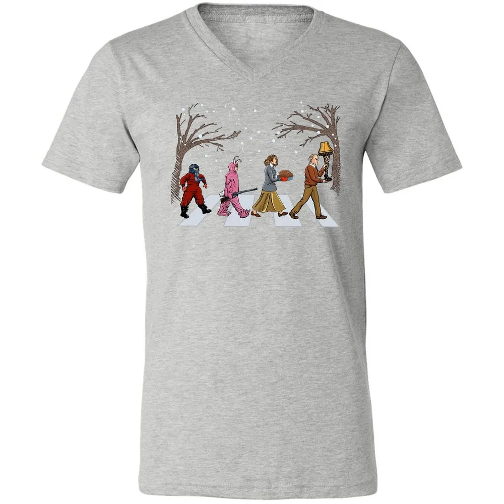 Unisex V-Neck T-Shirt - VKF69S2J - Athletic Heather - 7