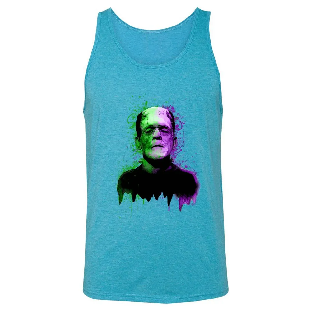 Unisex Jersey Tank - 511Z95F9 - Aqua Triblend - 3