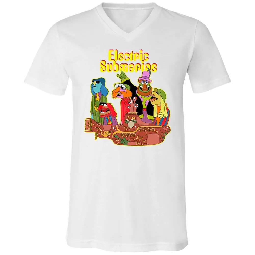 Unisex V-Neck T-Shirt - RTP6SHGE - White - 5