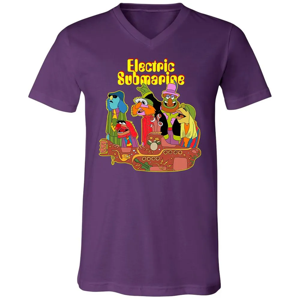 Unisex V-Neck T-Shirt - RTP6SHGE - Team Purple - 9
