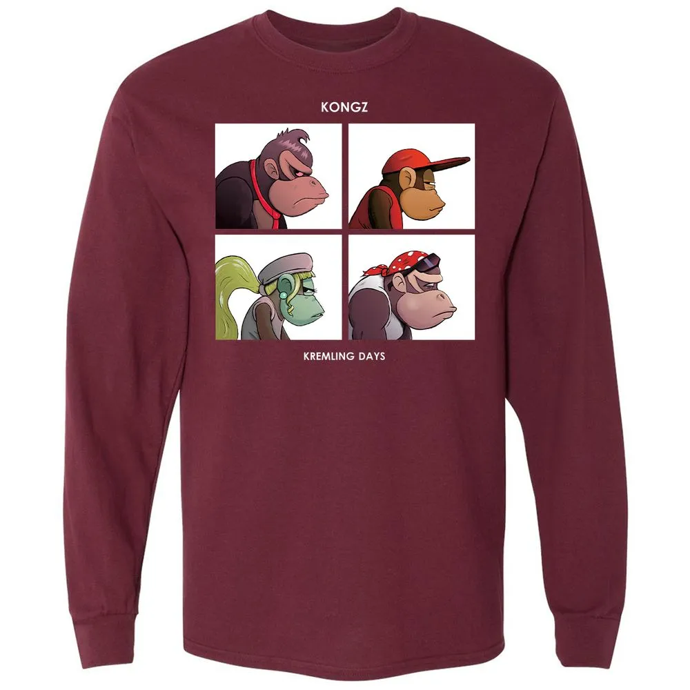 Long Sleeve T-Shirt - C4SC64L4 - Maroon - 11