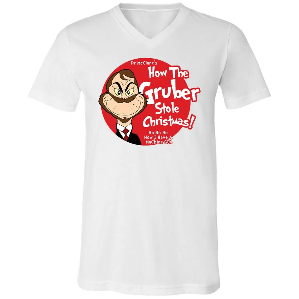 Unisex V-Neck T-Shirt - ZLUMUMQL - White - 5