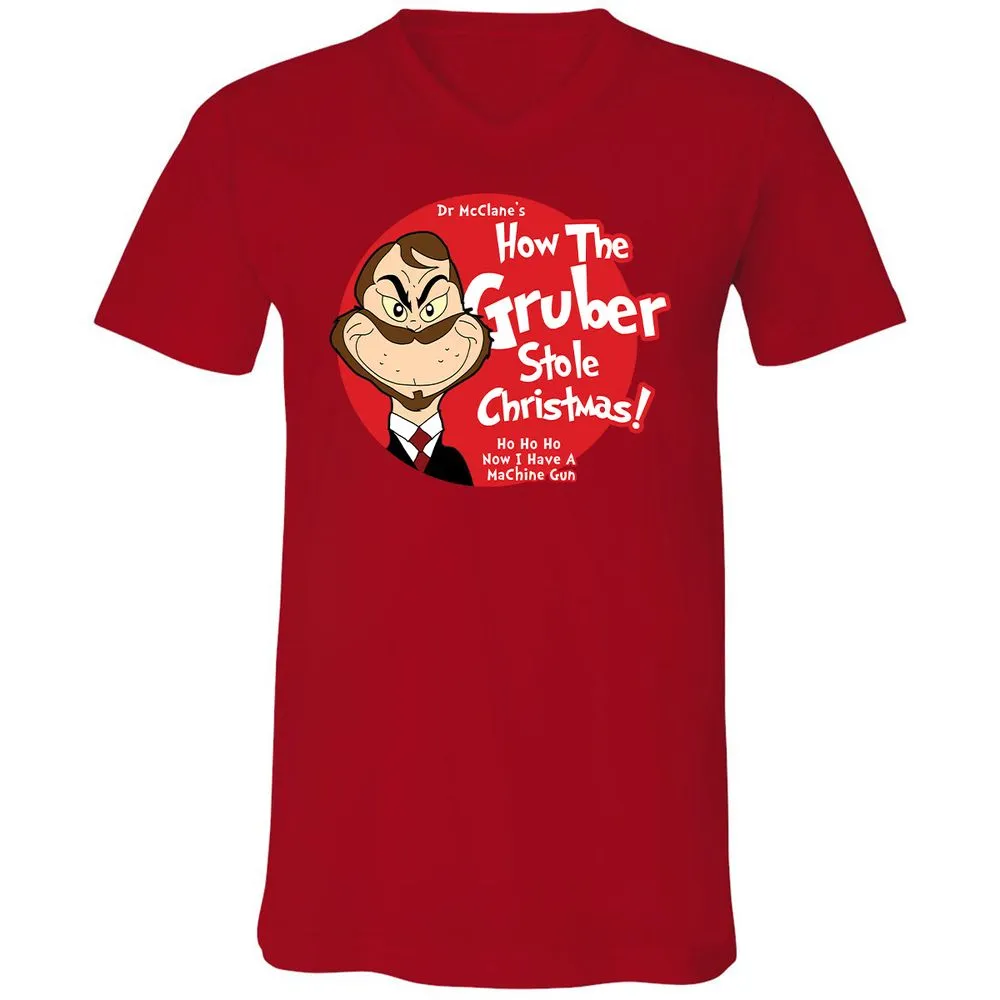 Unisex V-Neck T-Shirt - ZLUMUMQL - Red - 3