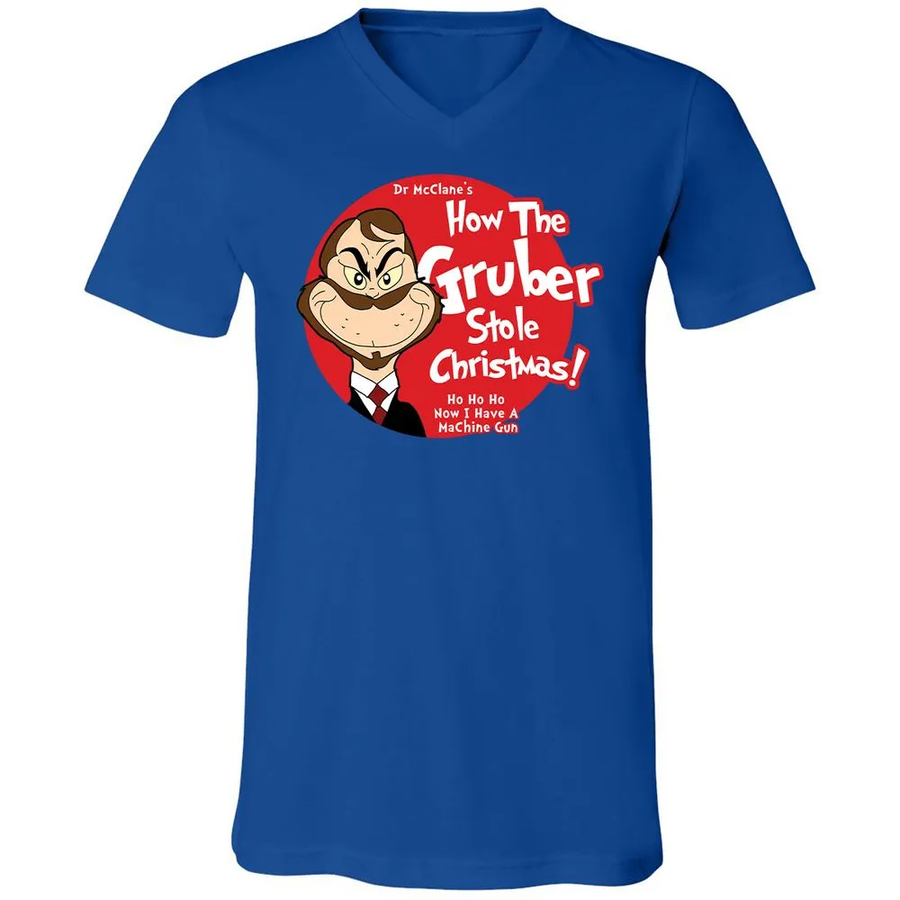 Unisex V-Neck T-Shirt - ZLUMUMQL - True Royal - 4