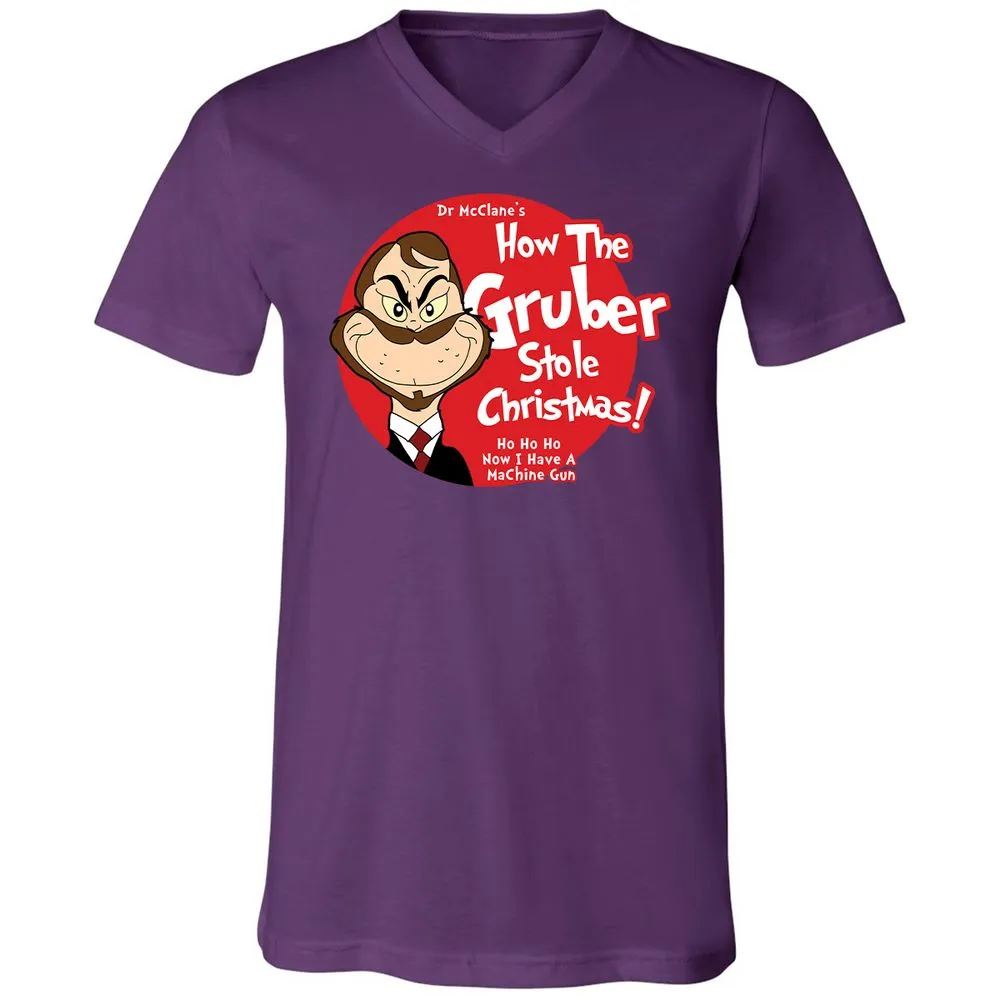 Unisex V-Neck T-Shirt - ZLUMUMQL - Team Purple - 9