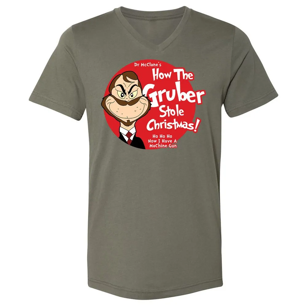 Unisex V-Neck T-Shirt - ZLUMUMQL - Military Green - 10