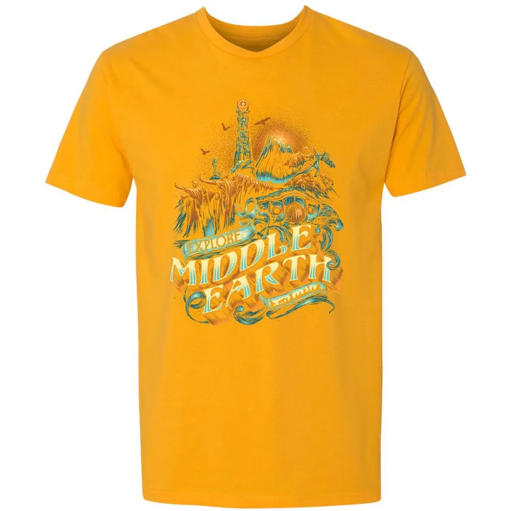 Premium Unisex T-Shirt - Y38P6EW3 - Gold - 12