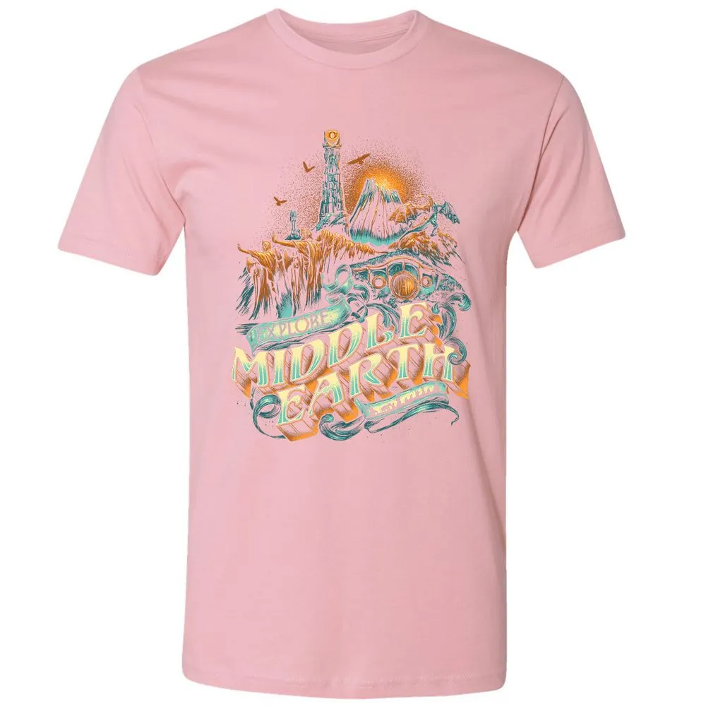 Premium Unisex T-Shirt - Y38P6EW3 - Light Pink - 3