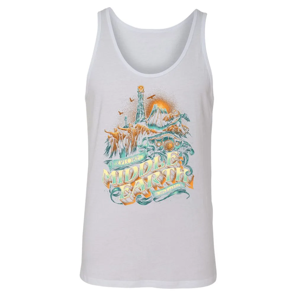 Unisex Jersey Tank - K9TESPDS - White - 14